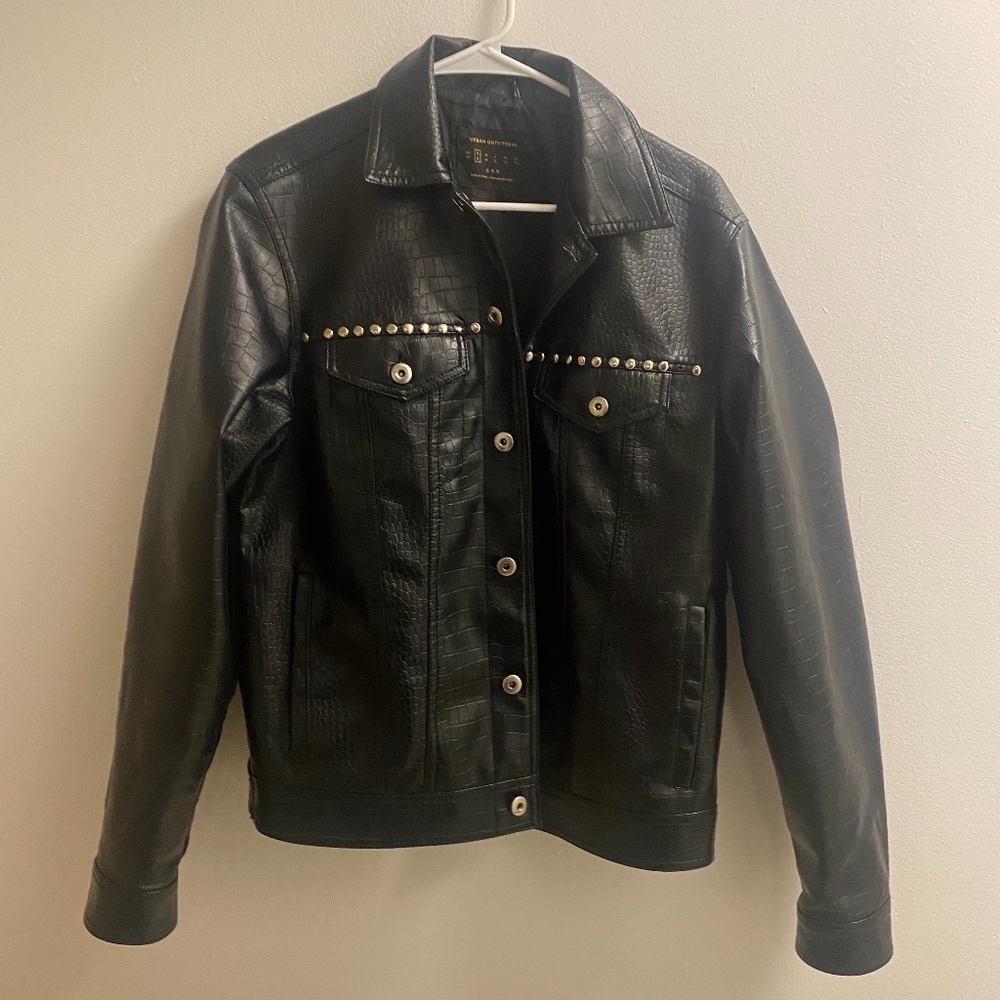 Mens Studded Croc Jacket